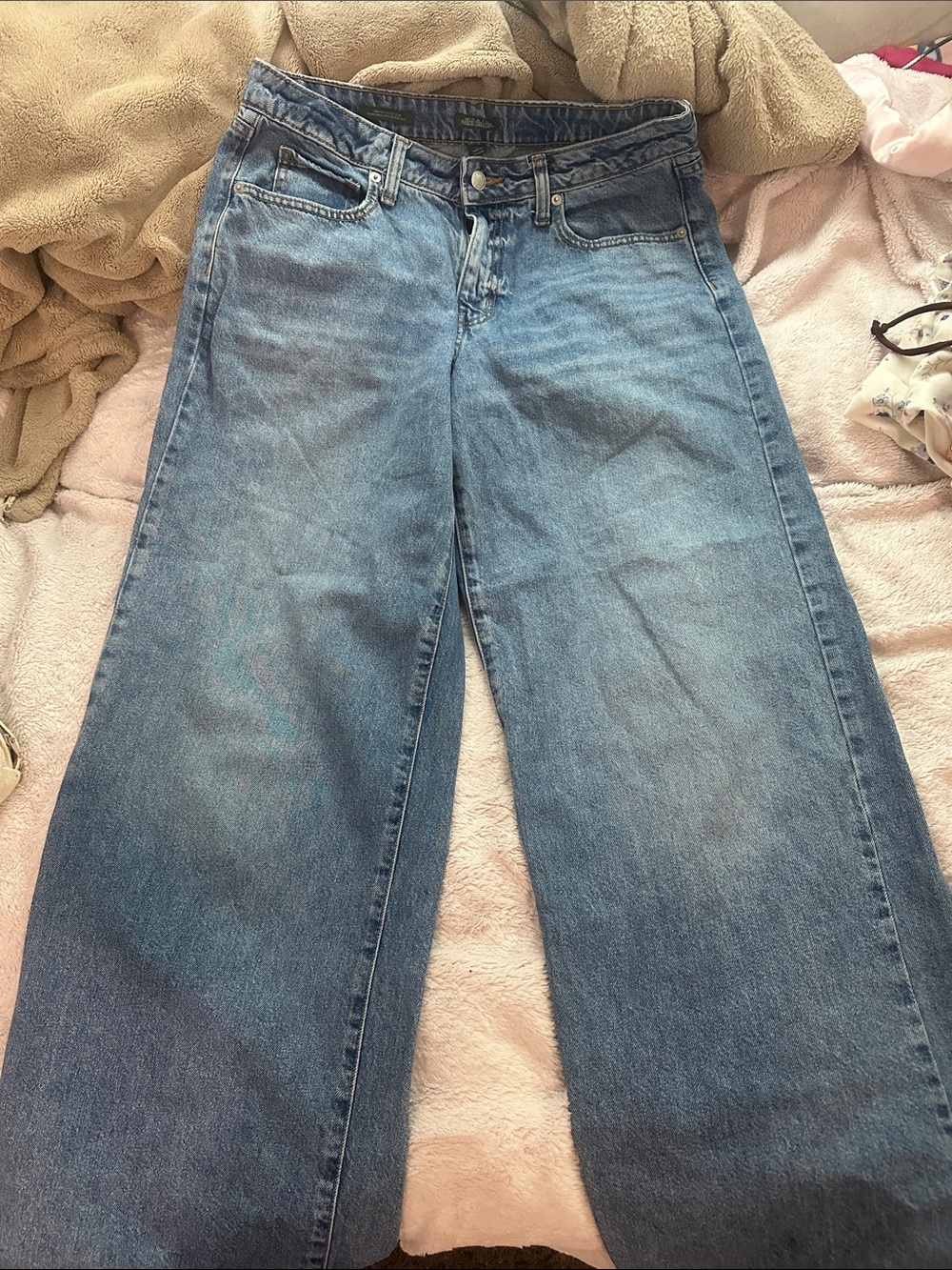 wild fable Wide-Leg Jeans in Medium Blue Wash
